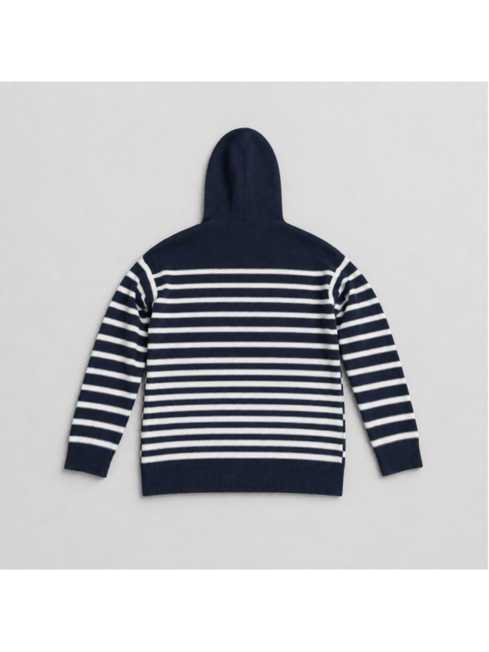 VINCE Striped Black and White Cashmere Hoodie Sweater Size XS - Picture 6 of 10